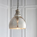 Endon 73569 Darna 1lt Pendant Bright nickel plate & mercury glass 15W LED E27 (Required) - westbasedirect.com