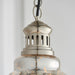 Endon 73569 Darna 1lt Pendant Bright nickel plate & mercury glass 15W LED E27 (Required) - westbasedirect.com