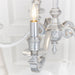 Endon 73598 Finsbury 5lt Pendant Polished aluminium 5 x 60W E14 candle (Required) - westbasedirect.com