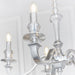 Endon 73598 Finsbury 5lt Pendant Polished aluminium 5 x 60W E14 candle (Required) - westbasedirect.com