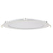 Saxby 73720 SirioDISC IP44 18W Matt white paint & frosted acrylic 18W LED module (SMD 2835) Cool White - westbasedirect.com