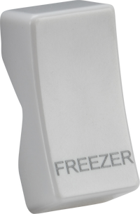 Knightsbridge CUFREEZER White Curved Edge Rocker Cover 