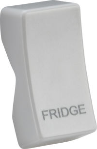 Knightsbridge CUFRIDGE White Curved Edge Rocker Cover 