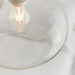 Endon 73974 Dimitri 1lt Pendant easyfit Clear bubble glass 40W E27 or B22 GLS (Required) - westbasedirect.com