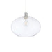 Endon 73974 Dimitri 1lt Pendant easyfit Clear bubble glass 40W E27 or B22 GLS (Required) - westbasedirect.com