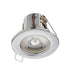 Saxby 74032 ShieldECO 500 IP65 5W Chrome effect plate & clear acrylic 5W LED module (SMD 2835) Cool White - westbasedirect.com