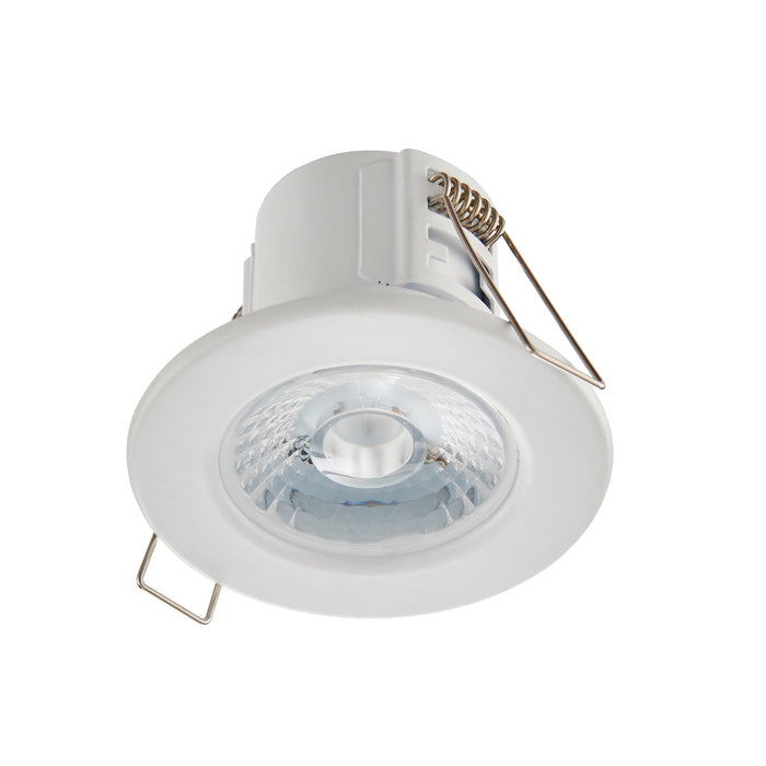 Saxby 74708 ShieldECO 800 IP65 8.5W Matt white paint & clear acrylic 8.5W LED module (SMD 2835) Cool White - westbasedirect.com