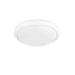 Saxby 74767 Montana 330mm round flush 15W Gloss white paint & opal polypropylene 15W LED module (SMD 2835) CCT - westbasedirect.com