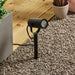 Saxby 75438 Palin 310mm Spike IP44 7W Matt black paint & clear glass 7W LED GU10 (Required) - westbasedirect.com