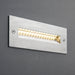 Saxby 75527 Seina guide IP44 2W Marine grade brushed stainless steel & frosted pc 2W LED module (SMD 2835) Cool White - westbasedirect.com