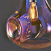 Endon 75664 Lava 1lt Pendant Iridescent glass & chrome plate 40W E27 GLS (Required) - westbasedirect.com