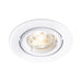 Saxby 76007 Cast tilt 50W Matt white paint 50W GU10 reflector (Required) - westbasedirect.com