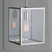 Endon 76228 Hadden 1lt Pendant Bright nickel plate & clear glass 10W LED E27 (Required) - westbasedirect.com