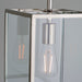 Endon 76228 Hadden 1lt Pendant Bright nickel plate & clear glass 10W LED E27 (Required) - westbasedirect.com