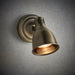 Endon 76277 Westbury 1lt Spot Antique brass plate 4.6W LED GU10 Warm White (Required) - westbasedirect.com