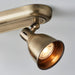 Endon 76280 Westbury 4lt Spot Antique brass plate 4 x 4.6W LED GU10 Warm White (Required) - westbasedirect.com