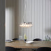 Endon 76292 Harbour 7lt Pendant Chrome plate & clear glass with bubbles 7 x 40W E14 golf (Required) - westbasedirect.com