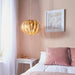 Endon 76360 Delphine 3lt Pendant Gold leaf 3 x 40W E14 candle (Required) - westbasedirect.com