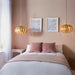 Endon 76360 Delphine 3lt Pendant Gold leaf 3 x 40W E14 candle (Required) - westbasedirect.com