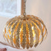 Endon 76360 Delphine 3lt Pendant Gold leaf 3 x 40W E14 candle (Required) - westbasedirect.com