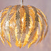 Endon 76360 Delphine 3lt Pendant Gold leaf 3 x 40W E14 candle (Required) - westbasedirect.com