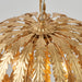 Endon 76360 Delphine 3lt Pendant Gold leaf 3 x 40W E14 candle (Required) - westbasedirect.com