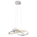 Endon 76394 Aria 1lt Pendant Chrome plate & white silicone 40.5W LED tape module (SMD 2835) Warm White - westbasedirect.com