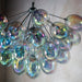 Endon 76450 Infinity 6lt Pendant Chrome plate & iridescent glass 6 x 28W G9 clear capsule (Required) - westbasedirect.com