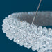 Endon 76484 Neve 1lt Pendant Clear crystal & chrome plate 95W LED (SMD 2835) Warm White - westbasedirect.com