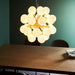 Endon 76499 Oscar 28lt Pendant Satin brass plate & gloss white glass 28 x 18W G9 clear capsule (Required) - westbasedirect.com