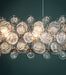 Endon 76507 Marella 8lt Pendant Bright nickel plate & clear glass 8 x 7W LED E14 (Required) - westbasedirect.com