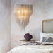 Endon 76512 Loire 7lt Pendant Bright nickel plate & fine chain 7 x 40W E14 candle (Required) - westbasedirect.com