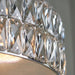 Endon 76513 Verina 5lt Pendant Clear crystal & chrome plate 5 x 5W LED module (DOB) Warm White - westbasedirect.com