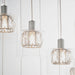 Endon 76518 Verina 12lt Pendant Chrome plate & clear glass 12 x 3W LED G9 (Required) - westbasedirect.com