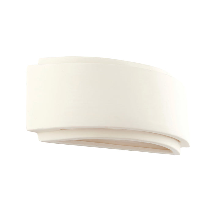 Endon 76570 Gianna 1lt Wall Unglazed ceramic 40W E14 candle (Required) - westbasedirect.com