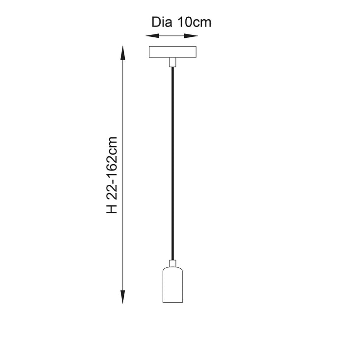 Endon 76573 Studio 1lt Pendant Chrome plate 60W E27 GLS (Required) - westbasedirect.com