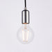 Endon 76576 Studio 3lt Pendant Chrome plate 3 x 60W E27 GLS (Required) - westbasedirect.com