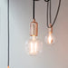 Endon 76580 Studio 6lt Pendant Copper plate 6 x 60W E27 GLS (Required) - westbasedirect.com