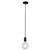 Endon 76581 Studio 1lt Pendant Matt black 60W E27 GLS (Required) - westbasedirect.com