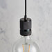 Endon 76586 Urban 1lt Pendant Black chrome plate 60W E27 GLS (Required) - westbasedirect.com