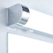 Endon 76656 Moda 1lt Wall White ribbed & chrome effect plastic 15W LED tape module (SMD 2835) Daylight White - westbasedirect.com