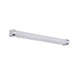 Endon 76656 Moda 1lt Wall White ribbed & chrome effect plastic 15W LED tape module (SMD 2835) Daylight White - westbasedirect.com