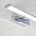 Endon 76657 Moda 1lt Wall Chrome effect & frosted plastic 8W LED tape module (SMD 2835) Daylight White - westbasedirect.com