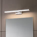 Endon 76658 Axis 1lt Wall Chrome effect & frosted plastic 8W LED tape module (SMD 2835) Daylight White - westbasedirect.com