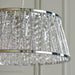 Endon 76694 Sophia 5lt Pendant Chrome plate & clear crystal 5 x 28W G9 clear capsule (Required) - westbasedirect.com