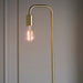 Endon 76983 Rubens 1lt Floor Satin brass plate 60W E27 GLS (Required) - westbasedirect.com