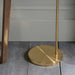 Endon 76983 Rubens 1lt Floor Satin brass plate 60W E27 GLS (Required) - westbasedirect.com