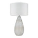 Endon 77093 Livia 1lt Table Mercury glass & vintage white fabric 60W E27 GLS (Required) - westbasedirect.com