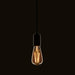 Endon 77107 E27 LED filament pear 1lt Accessory Amber glass 2W LED E27 Warm White - westbasedirect.com