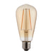 Endon 77107 E27 LED filament pear 1lt Accessory Amber glass 2W LED E27 Warm White - westbasedirect.com